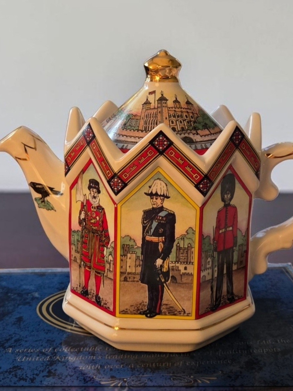 Sadler Tower of London Heritage Teapot Made in London in Original Box
